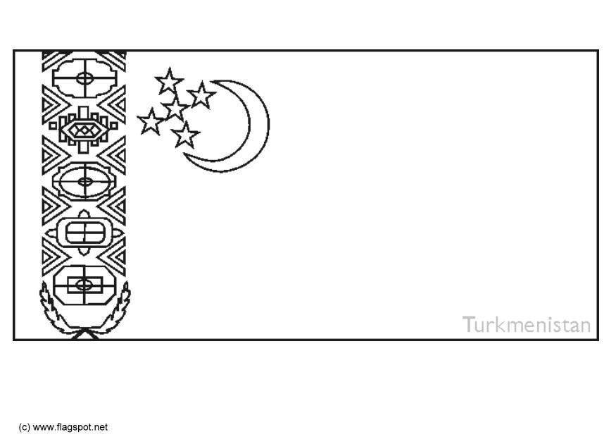 Malvorlage  turkmenistan