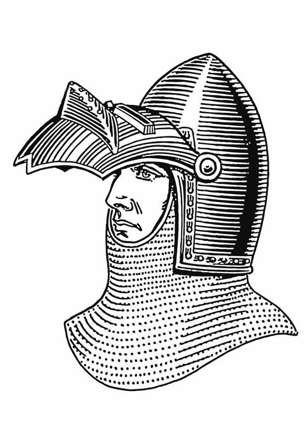 Malvorlage  visierhelm