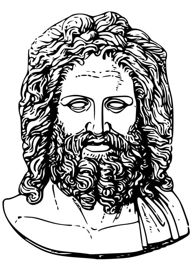 Malvorlage  zeus