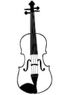 Malvorlagen Geige