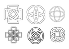 Malvorlagen Keltisches Zeichen - Knoten