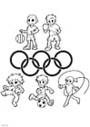 Malvorlagen Olympische Spiele