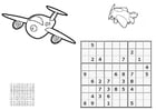 Sudoku - Flugzeug