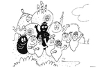 Malvorlagen Barbapapa Familie