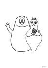 Malvorlagen Barbapapa und Barbamama